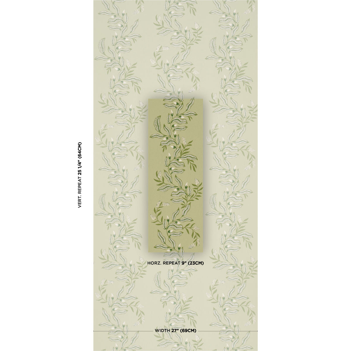 VAGARY-VINES-HONEYDEW-SCHUMACHER-5016970 - Schumacher Wallpaper