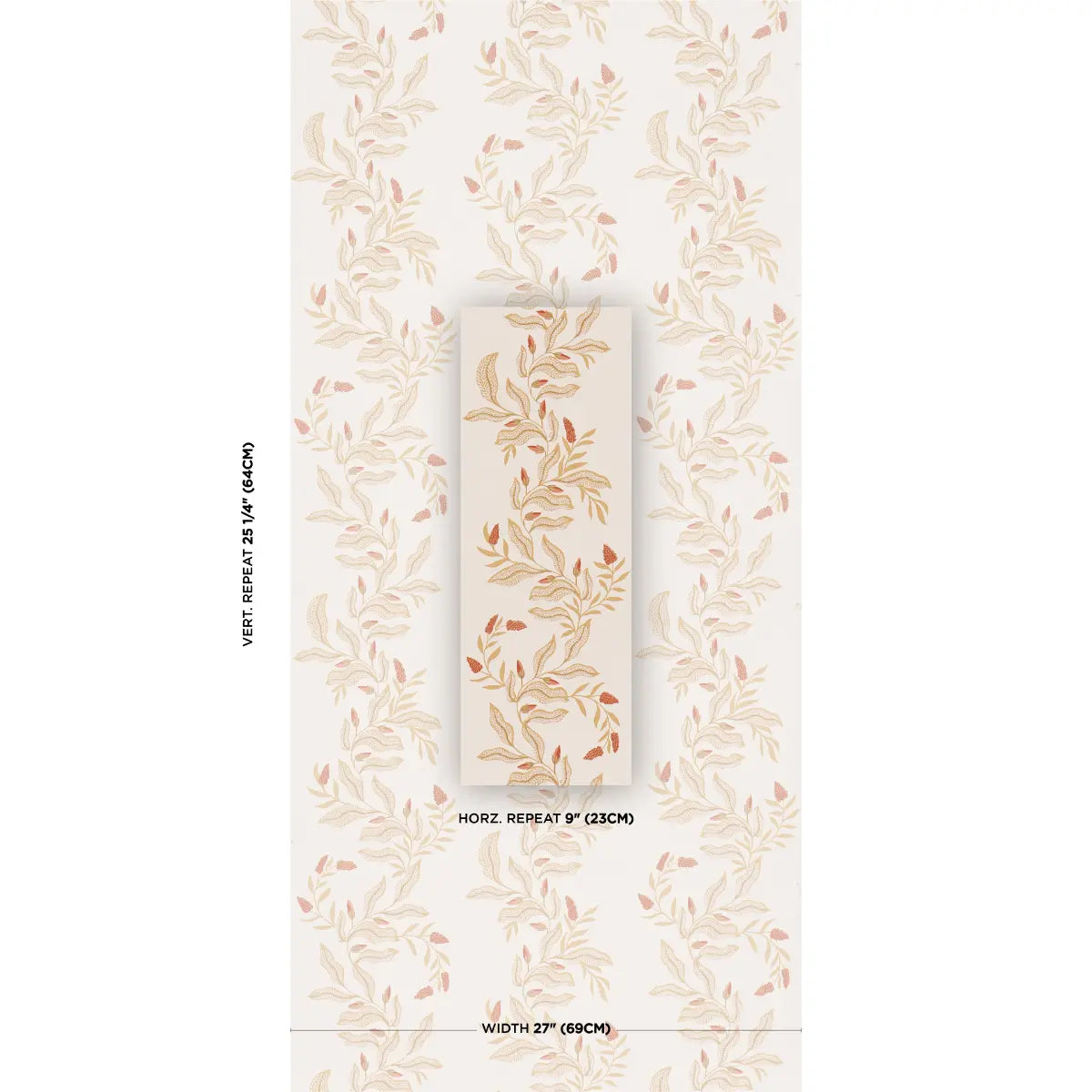 Vagary Vines - Honeycomb - Schumacher 5016972 Wallcovering