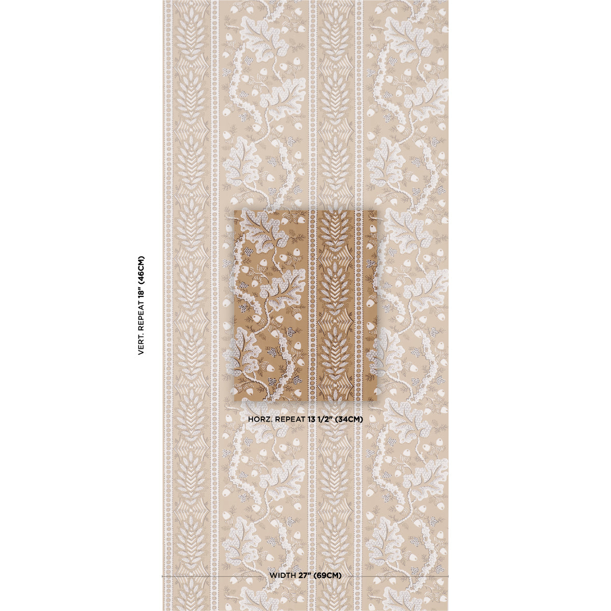 RICHMOND-HOUSE-SAFFRON-SCHUMACHER-5017010 - Schumacher Wallpaper
