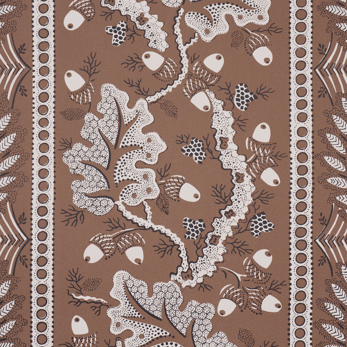 RICHMOND-HOUSE-MOCHA-SCHUMACHER-5017011 - Schumacher Wallpaper