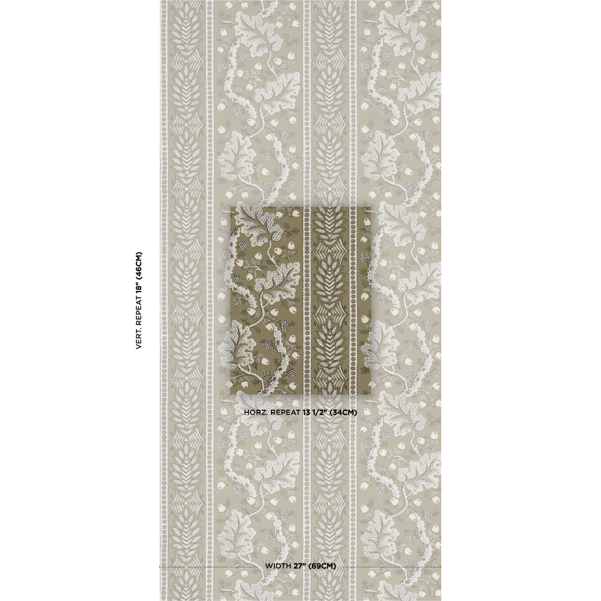 RICHMOND-HOUSE-SAGE-SCHUMACHER-5017012 - Schumacher Wallpaper