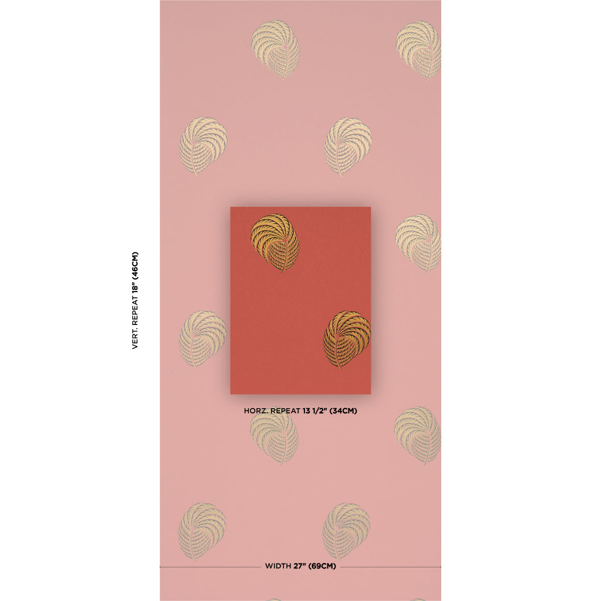 ROYAL-PLUME-RUSSET-SCHUMACHER-5017051 - Schumacher Wallpaper