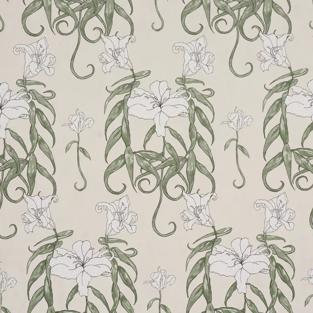Lady Lilith - Off White - Schumacher 5017381 Wallcovering