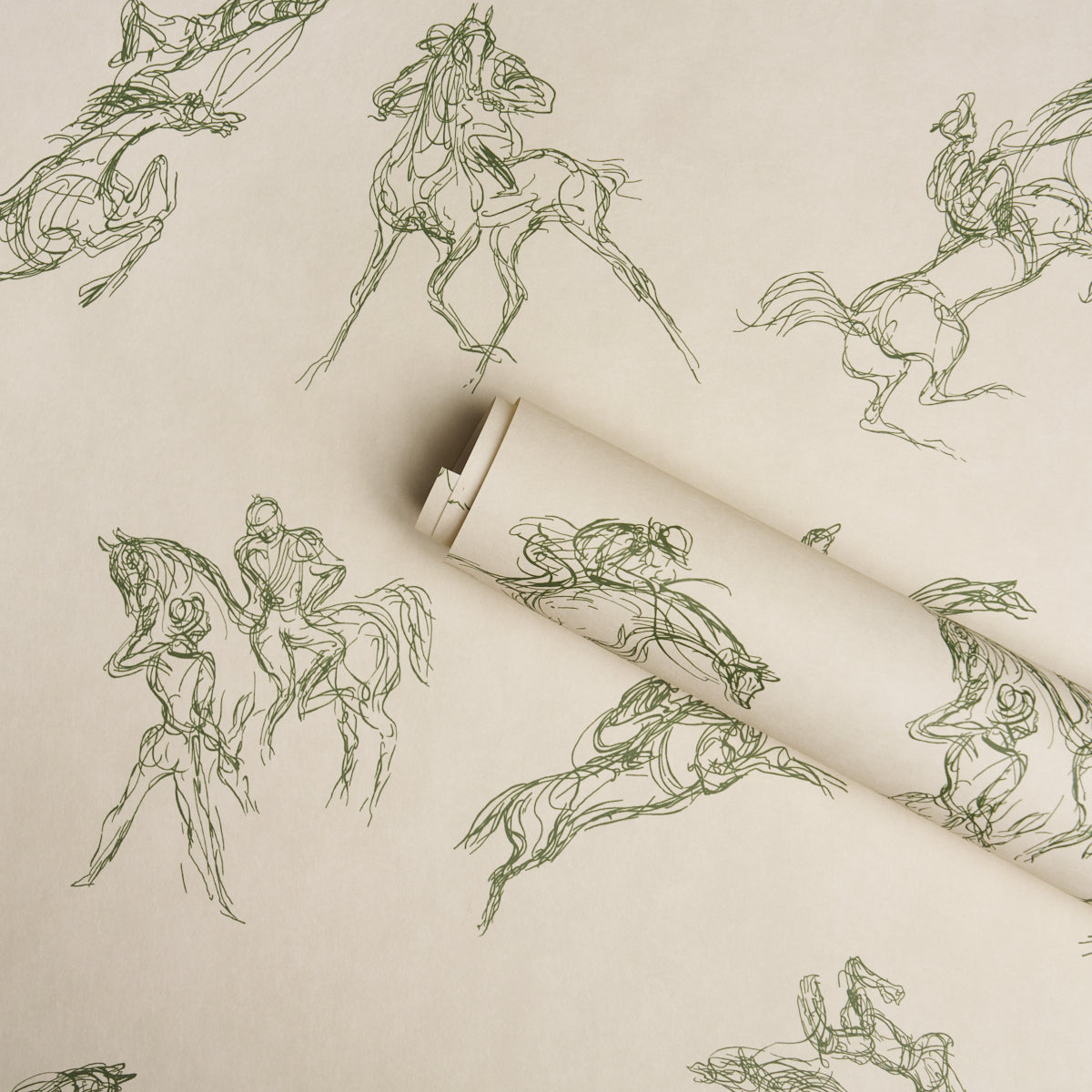 TANBARK-OLIVE-SCHUMACHER-5017392 - Schumacher Wallpaper