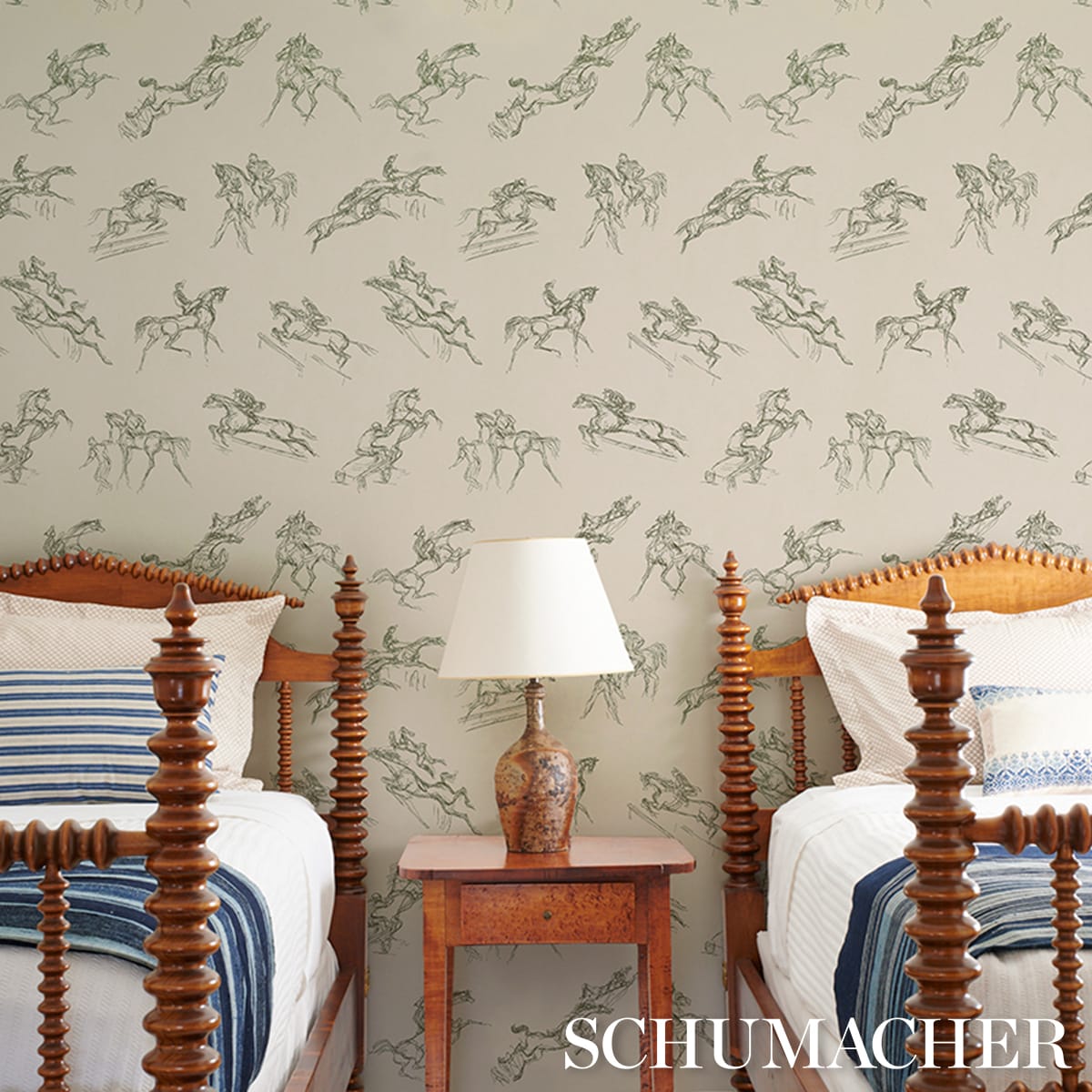 TANBARK-OLIVE-SCHUMACHER-5017392 - Schumacher Wallpaper
