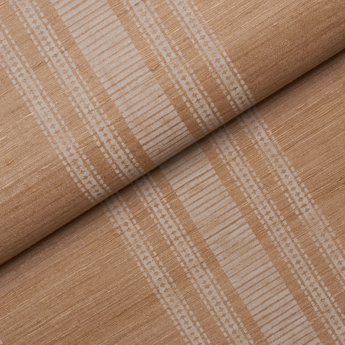 CASSIA-SILK-STRIPE-WALLCOVERING-NEUTRAL-SCHUMACHER-5017450 - Schumacher Wallpaper