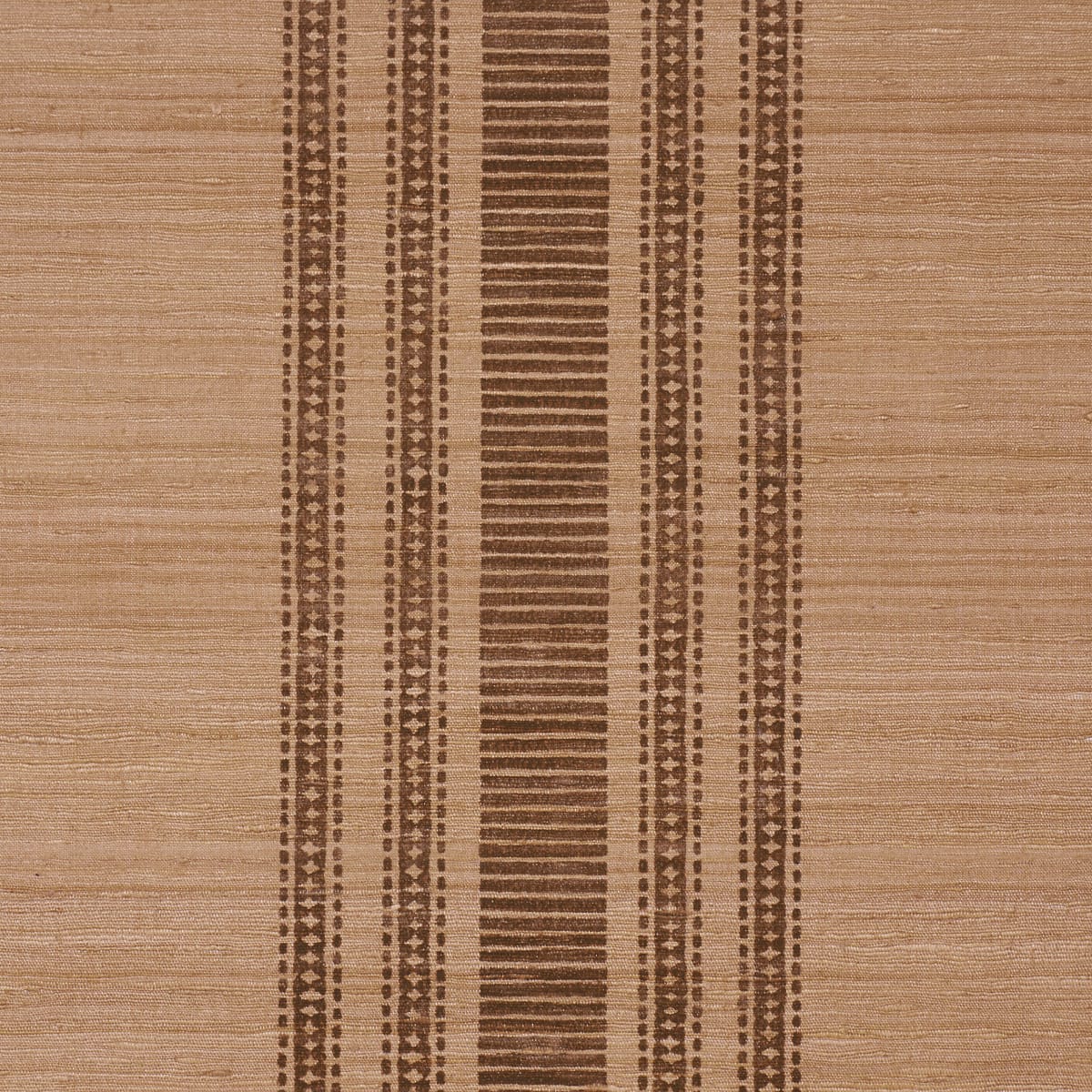 CASSIA-SILK-STRIPE-WALLCOVERING-WALNUT-SCHUMACHER-5017451 - Schumacher Wallpaper