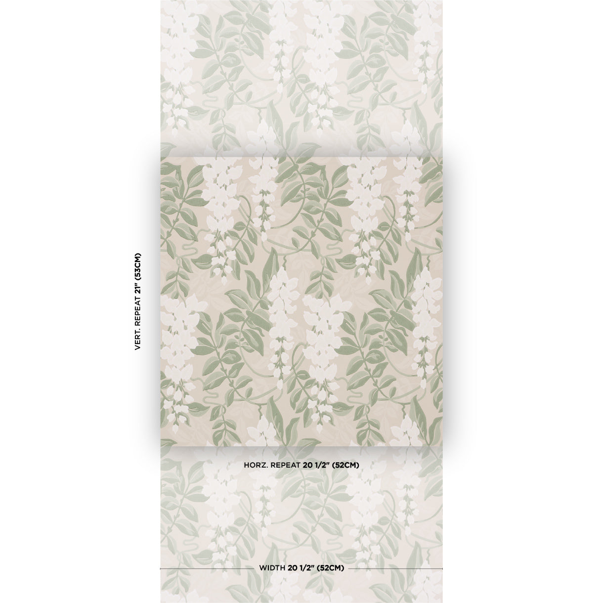 LUCIA-WISTERIA-SAGE-SCHUMACHER-5017530 - Schumacher Wallpaper
