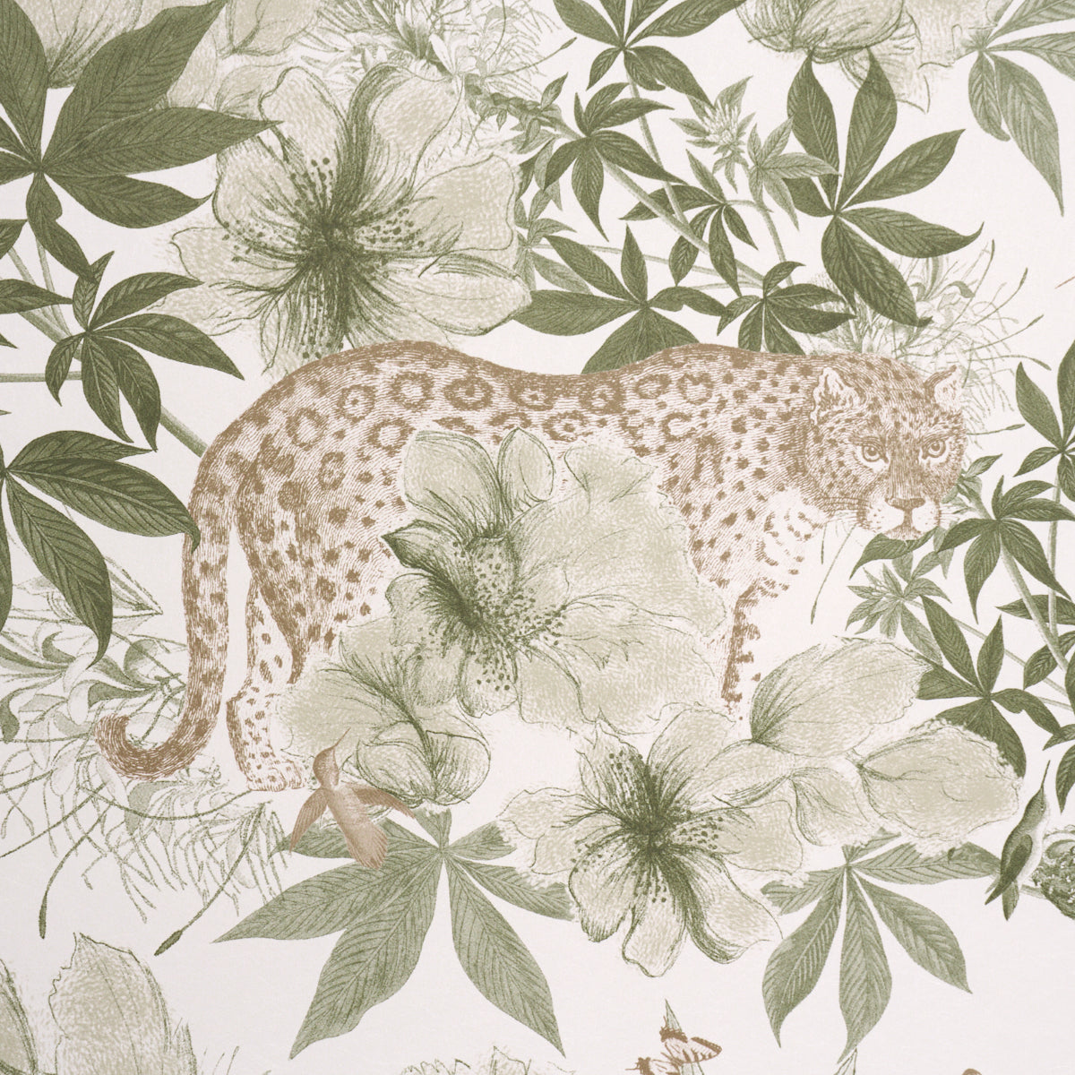 NOCTURNUM-IVORY-OLIVE-SCHUMACHER-5017570 - Schumacher Wallpaper