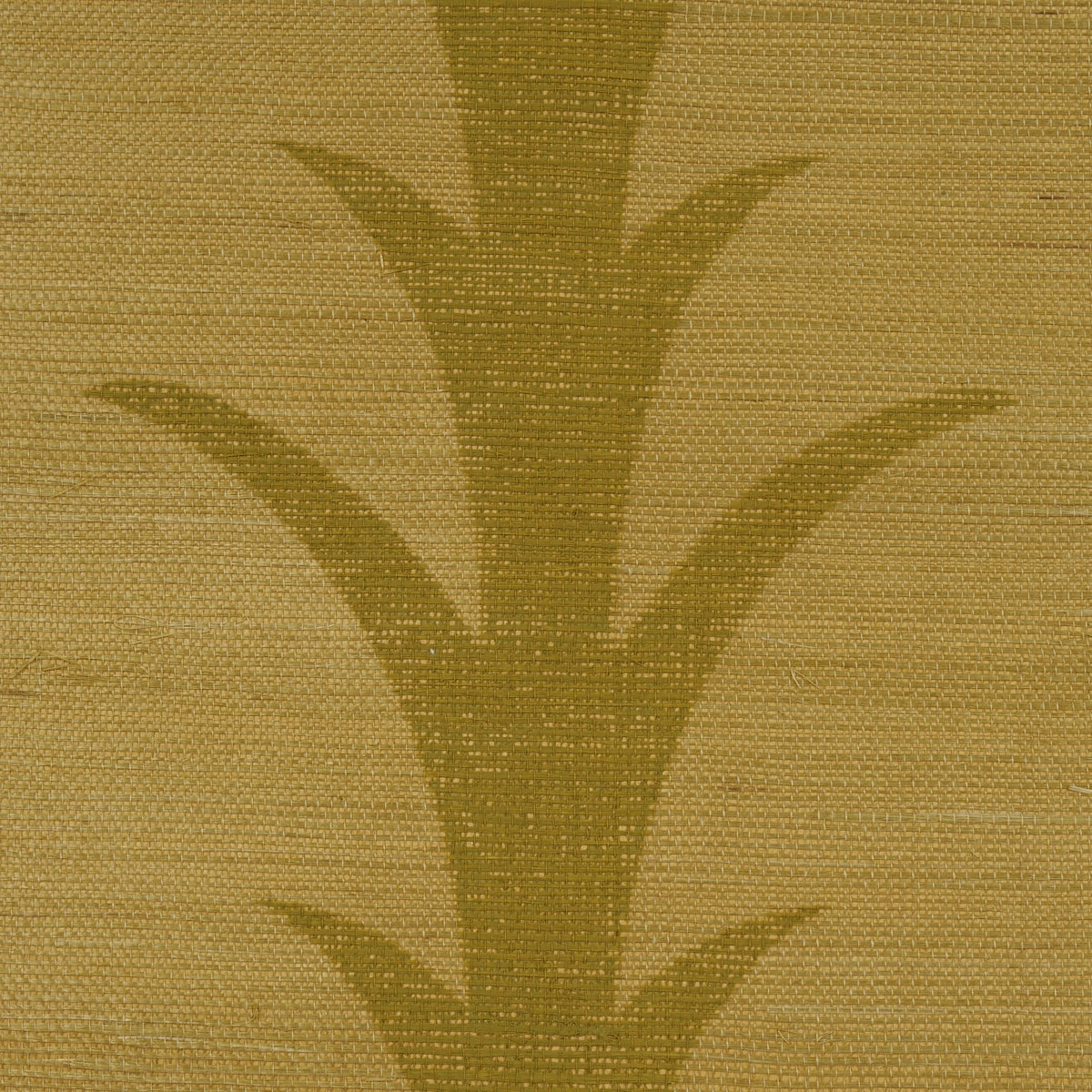 Acanthus Stripe Sisal - Celery - Schumacher 5017650 Wallcovering - Schumacher Wallpaper