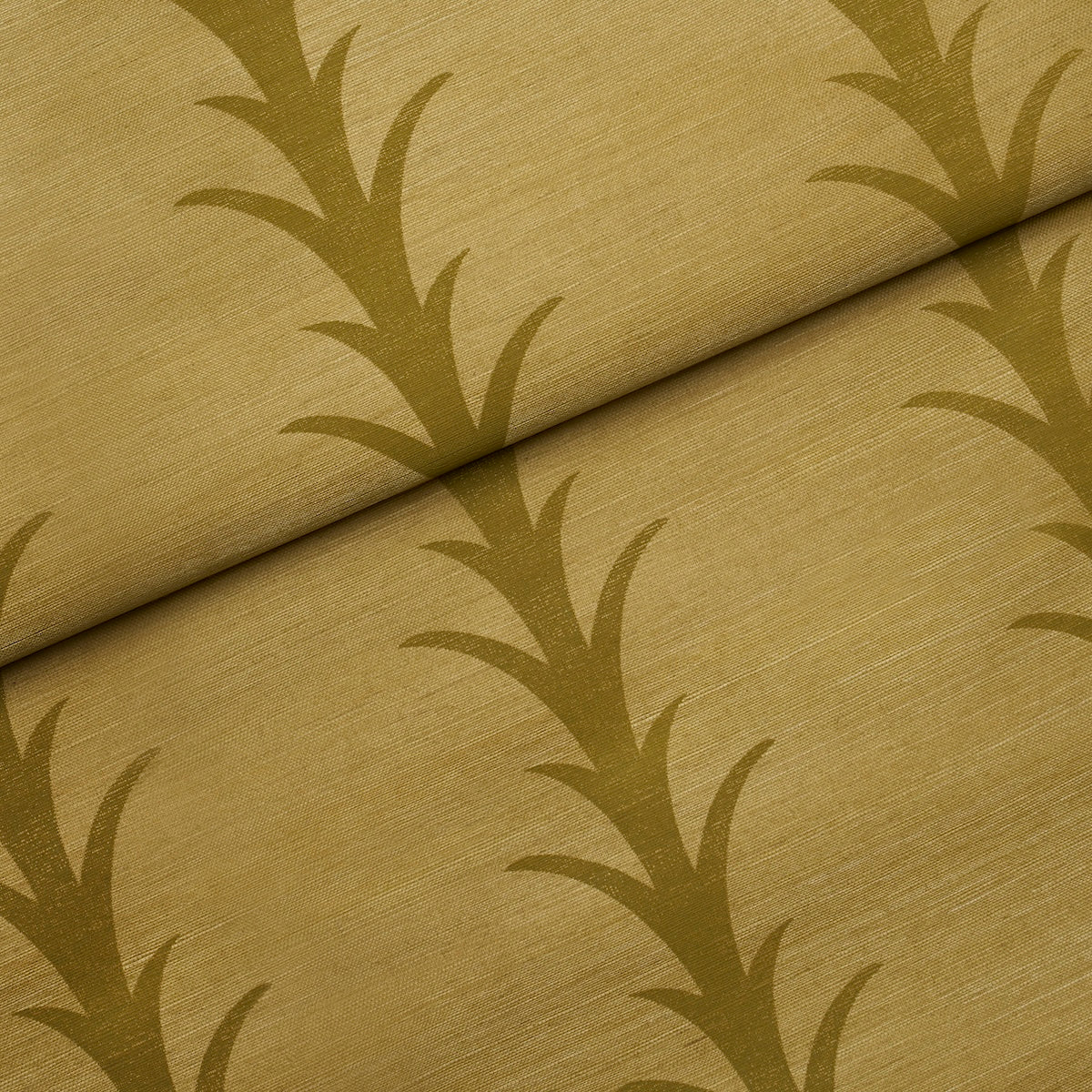 ACANTHUS-STRIPE-SISAL-CELERY-SCHUMACHER-5017650 - Schumacher Wallpaper