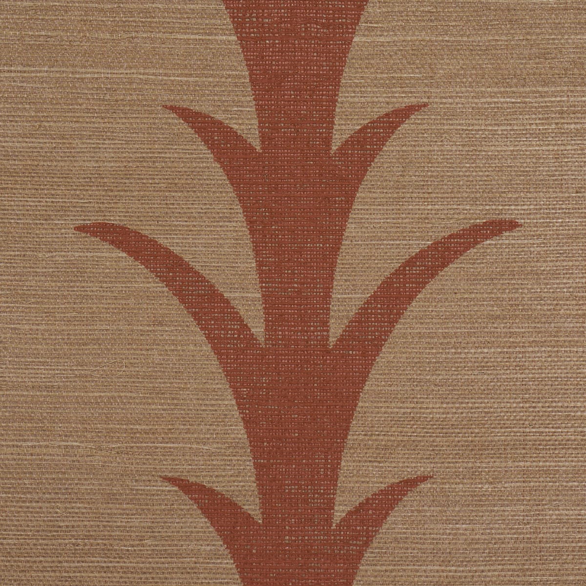 ACANTHUS-STRIPE-SISAL-MOCHA-SCHUMACHER-5017651 - Schumacher Wallpaper