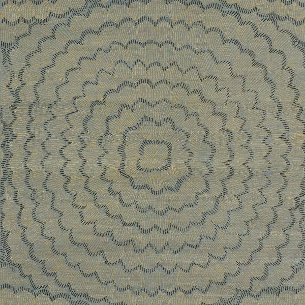 Feather Bloom Sisal - Nile - Schumacher 5017712 Wallpaper - Schumacher Wallpaper