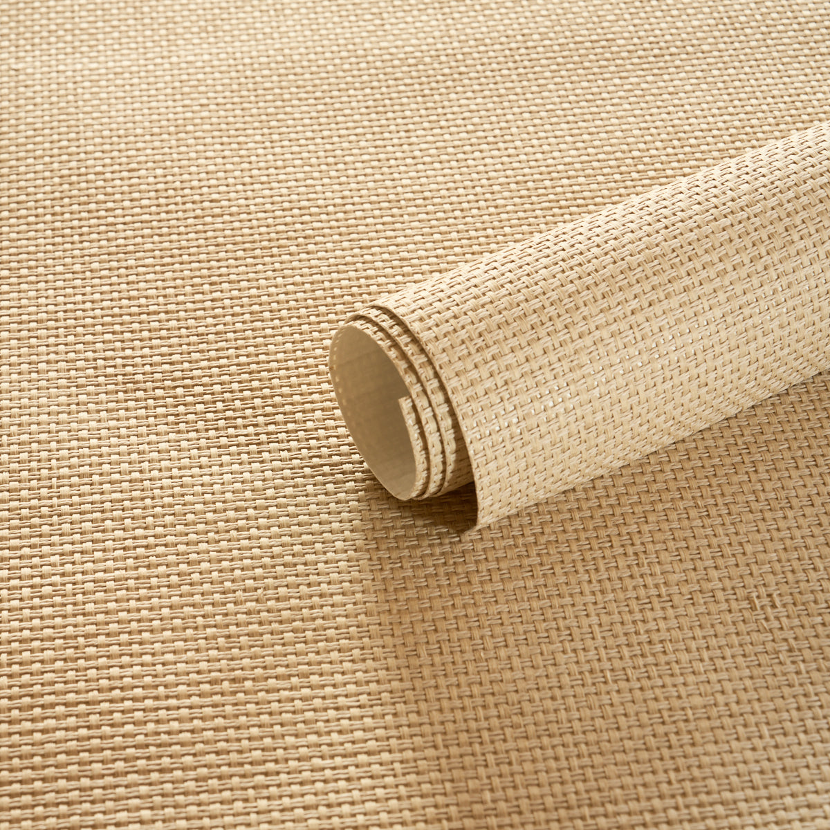 Gami Paperweave - Natural - Schumacher 5017801 Wallpaper - Schumacher Wallpaper