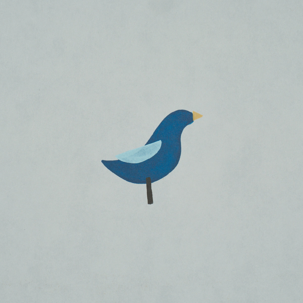 Birds Print - Navy On Sky - Schumacher 5017892 Wallpaper - Schumacher Wallpaper