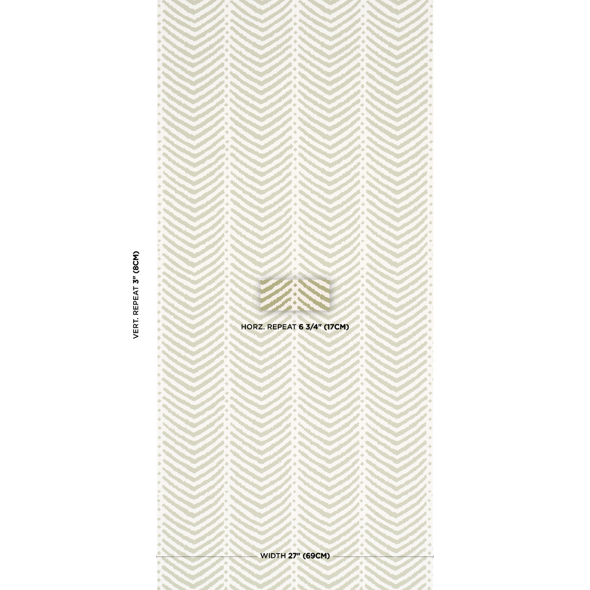 La Jolla - Olive - Schumacher 5017901 Wallpaper - Schumacher Wallpaper