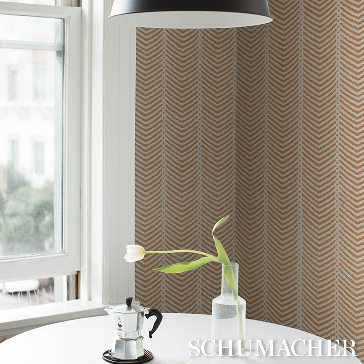 La Jolla - Spice - Schumacher 5017902 Wallpaper - Schumacher Wallpaper