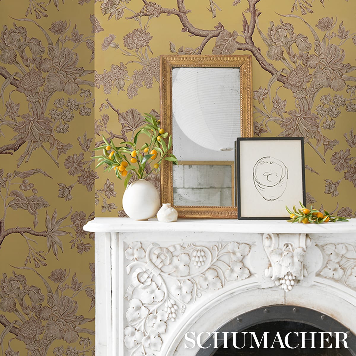 INVERNESS-GARDEN-BUTTERCUP-SCHUMACHER-5017971 - Schumacher Wallpaper