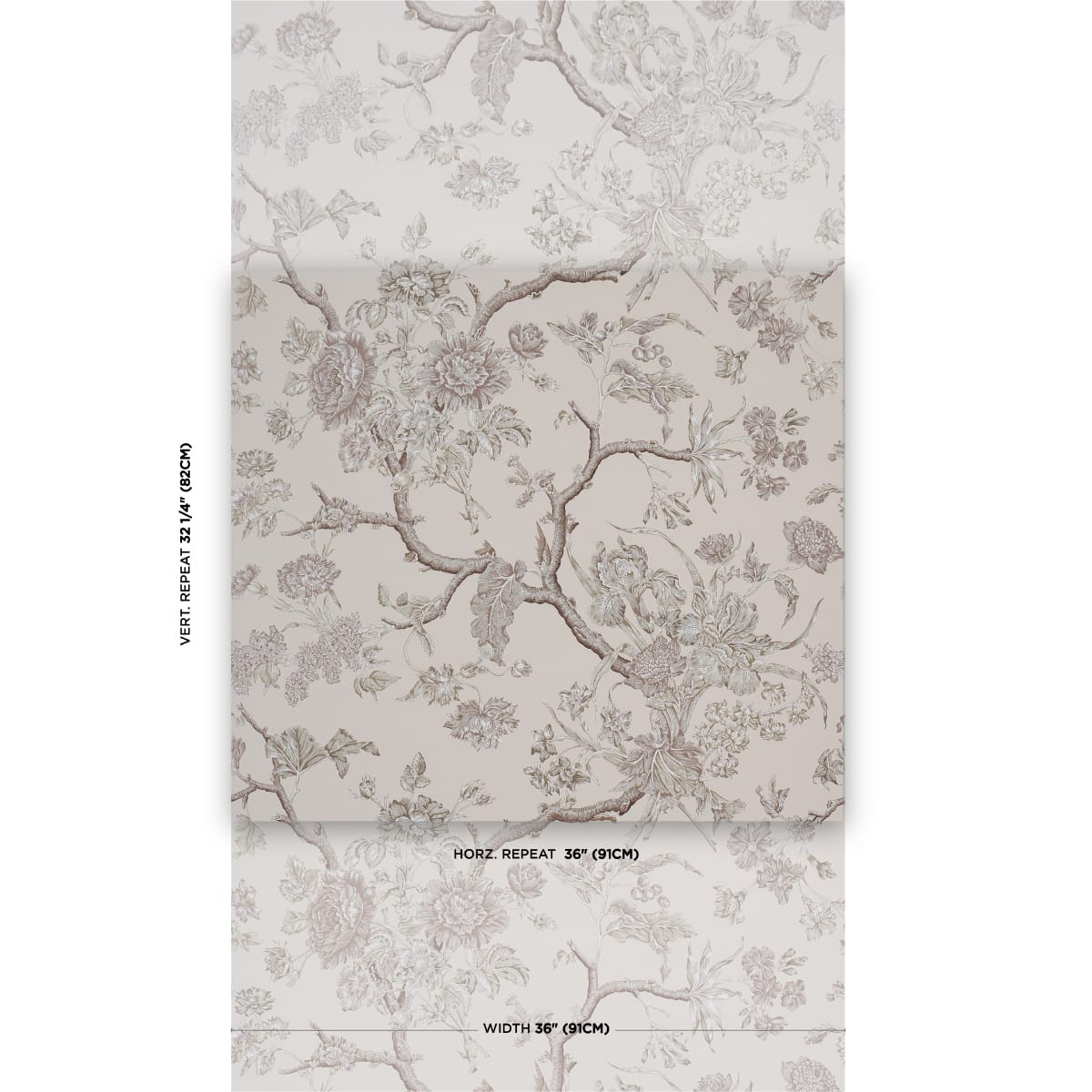 INVERNESS-GARDEN-IVORY-SCHUMACHER-5017972 - Schumacher Wallpaper