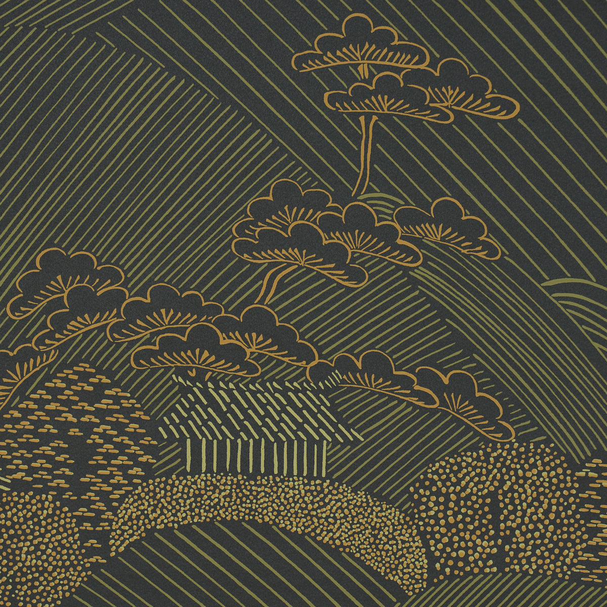 NIKKO-BLACK-SCHUMACHER-5018050 - Schumacher Wallpaper