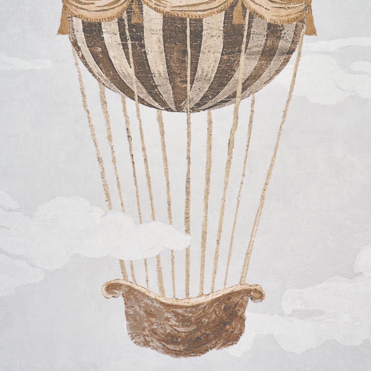 UP-UP-AND-AWAY-GRISAILLE-SCHUMACHER-5018130 - Schumacher Wallpaper