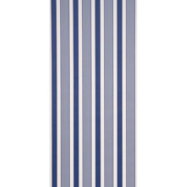 SUMMERVILLE-STRIPE-INDIGO-SCHUMACHER-5018141 - Schumacher Wallpaper