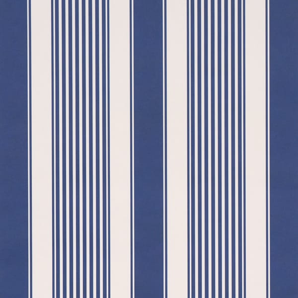 SUMMERVILLE-STRIPE-INDIGO-SCHUMACHER-5018141 - Schumacher Wallpaper