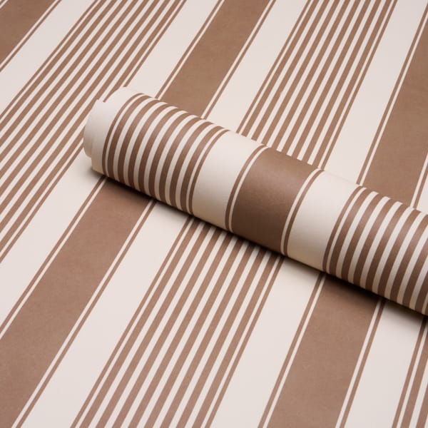 SUMMERVILLE-STRIPE-UMBER-SCHUMACHER-5018142 - Schumacher Wallpaper