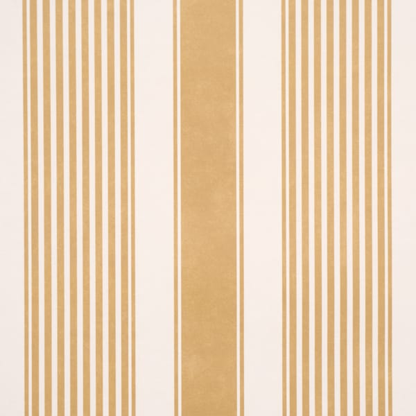 SUMMERVILLE-STRIPE-OCHRE-SCHUMACHER-5018143 - Schumacher Wallpaper