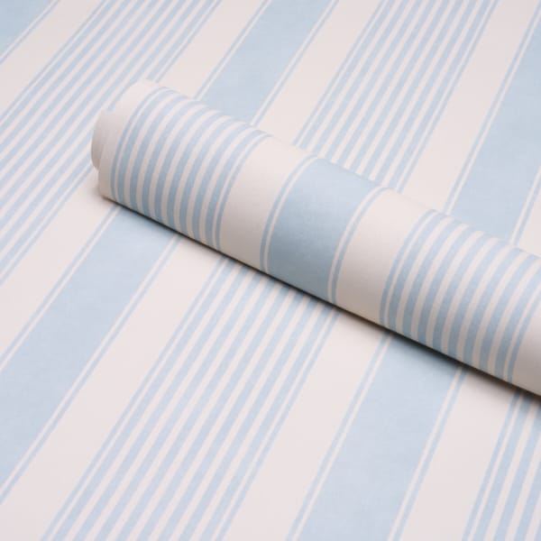 SUMMERVILLE-STRIPE-SKY-SCHUMACHER-5018144 - Schumacher Wallpaper