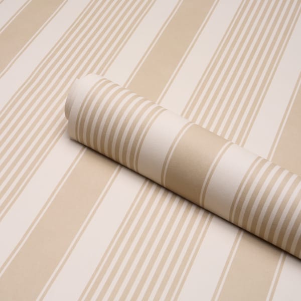 SUMMERVILLE-STRIPE-BIRCH-SCHUMACHER-5018145 - Schumacher Wallpaper
