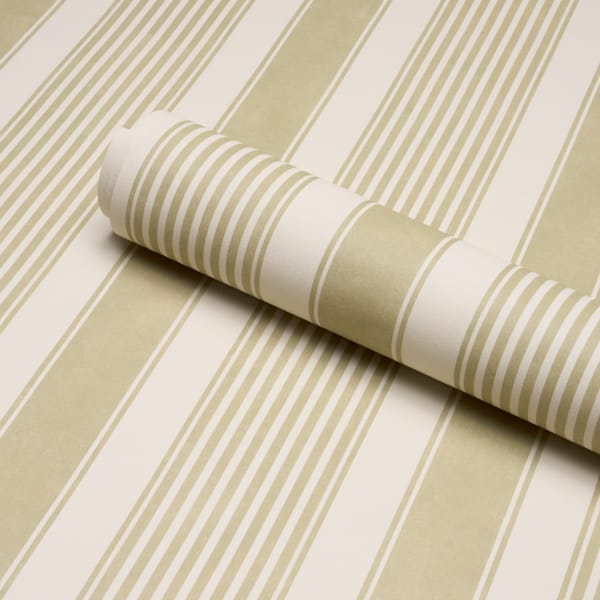 SUMMERVILLE-STRIPE-CELERY-SCHUMACHER-5018146 - Schumacher Wallpaper