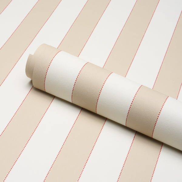 LOUISE-STRIPE-FAWN-SCHUMACHER-5018152 - Schumacher Wallpaper
