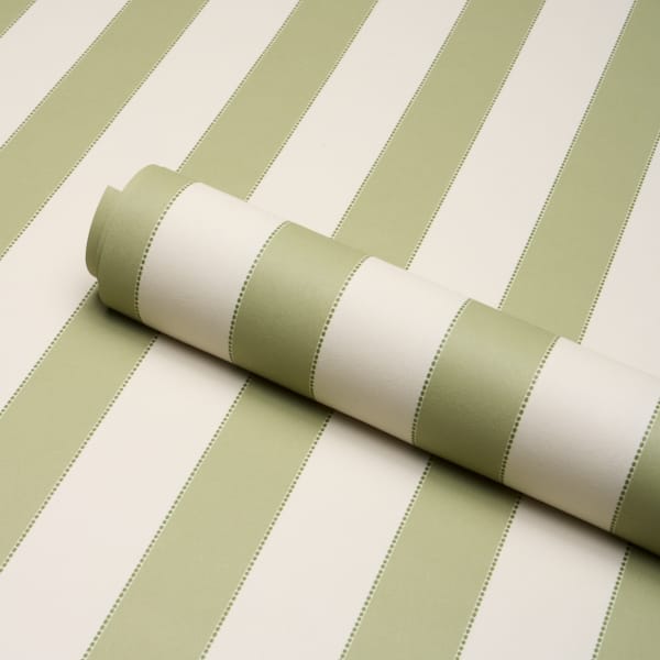 LOUISE-STRIPE-LEAF-SCHUMACHER-5018154 - Schumacher Wallpaper