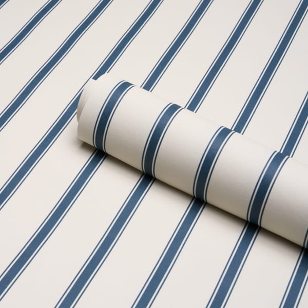 WESTERLY-STRIPE-NAVY-SCHUMACHER-5018163 - Schumacher Wallpaper