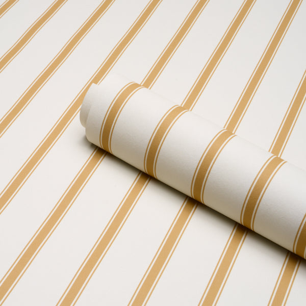 WESTERLY-STRIPE-MARIGOLD-SCHUMACHER-5018164 - Schumacher Wallpaper