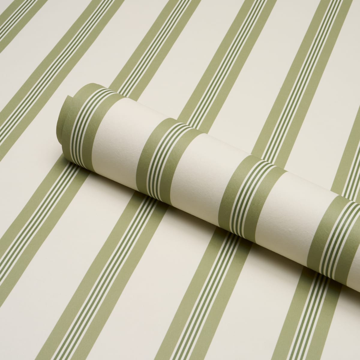 CHATHAM-STRIPE-LEAF-SCHUMACHER-5018172 - Schumacher Wallpaper