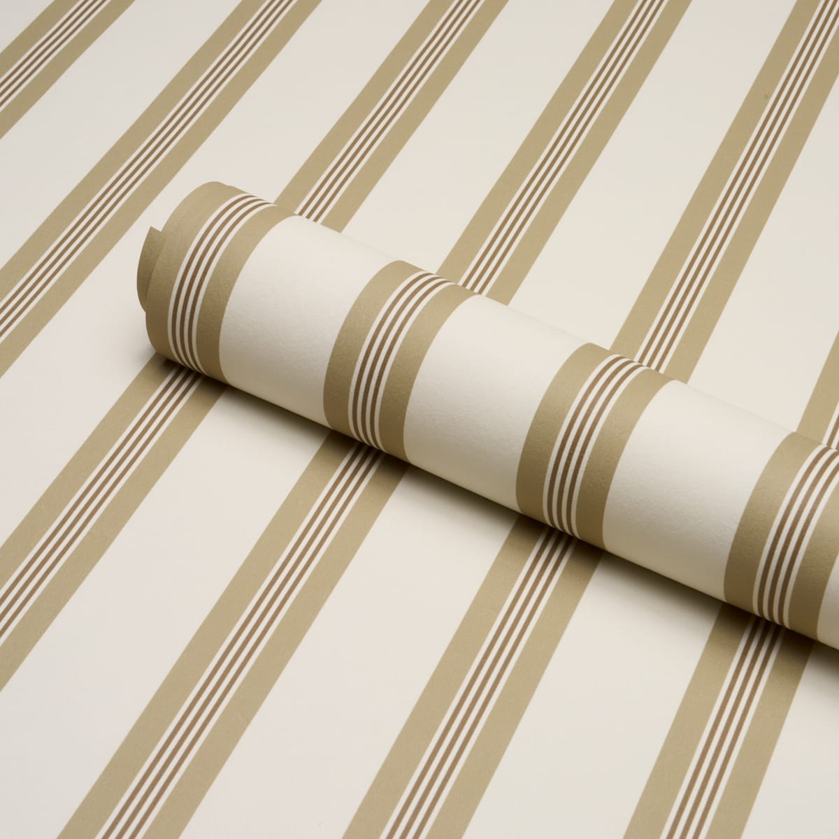 CHATHAM-STRIPE-DRIFTWOOD-SCHUMACHER-5018173 - Schumacher Wallpaper
