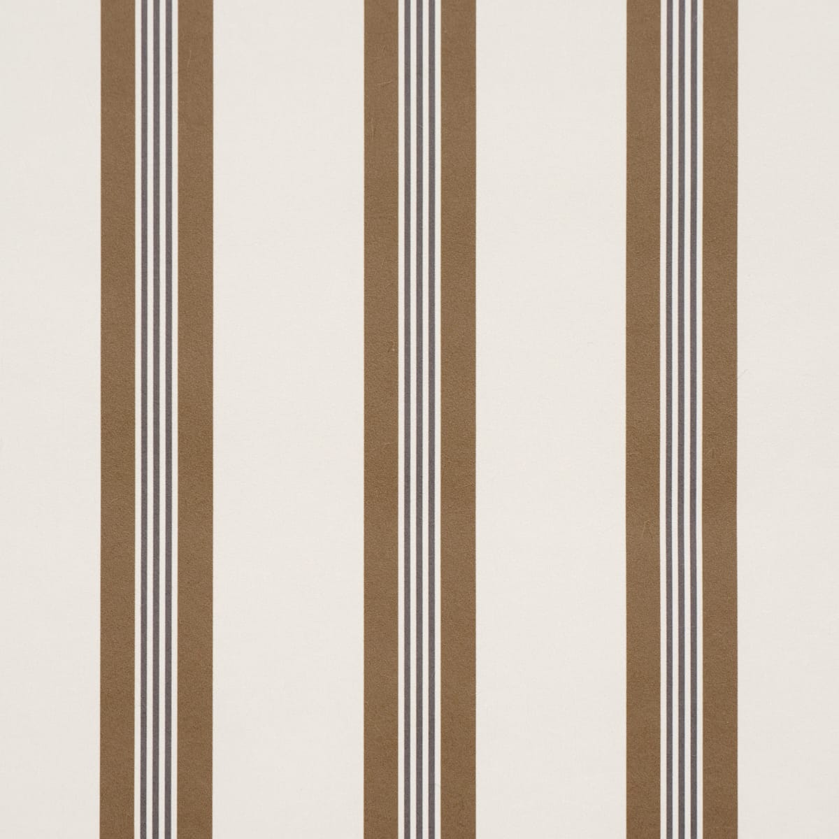 CHATHAM-STRIPE-UMBER-SCHUMACHER-5018174 - Schumacher Wallpaper