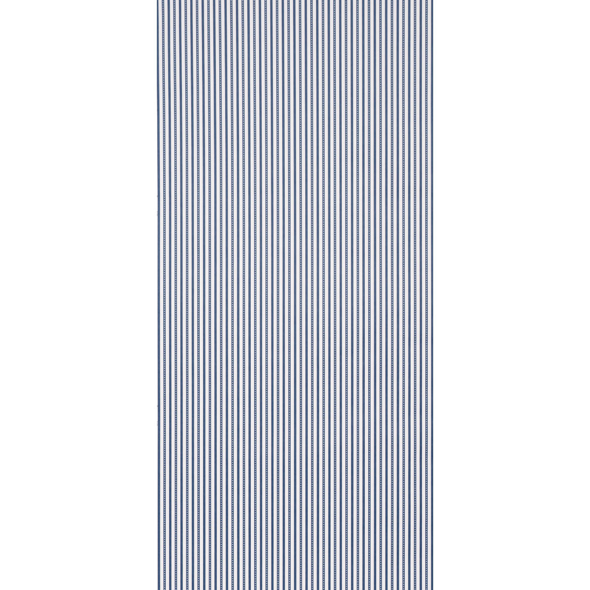 MATHIS-TICKING-STRIPE-INDIGO-SCHUMACHER-5018202 - Schumacher Wallpaper