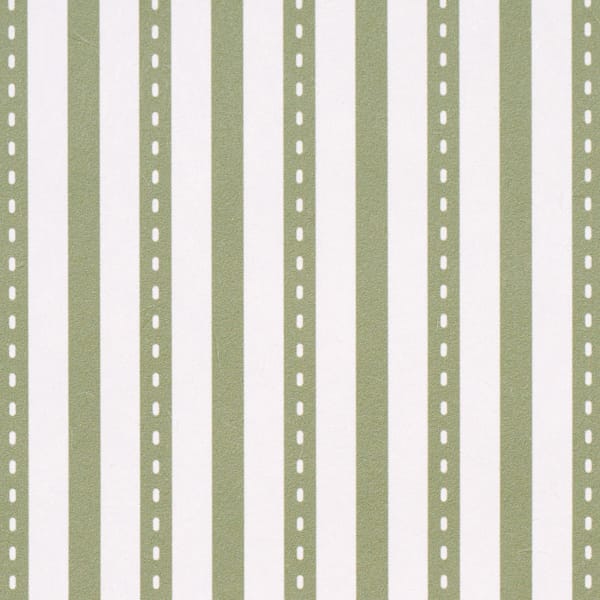 MATHIS-TICKING-STRIPE-LEAF-SCHUMACHER-5018203 - Schumacher Wallpaper