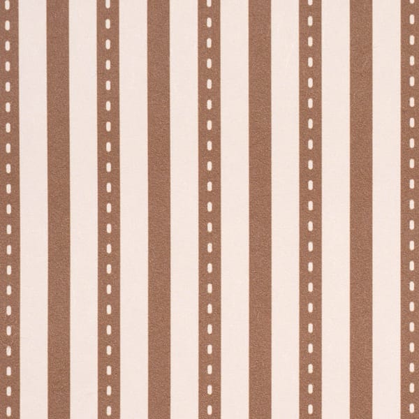 MATHIS-TICKING-STRIPE-UMBER-SCHUMACHER-5018205 - Schumacher Wallpaper