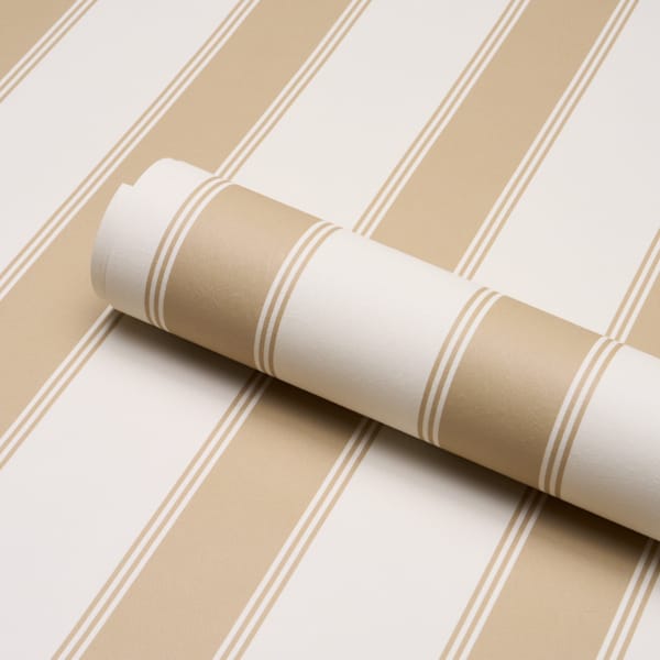 RAFE-STRIPE-NEUTRAL-SCHUMACHER-5018213 - Schumacher Wallpaper