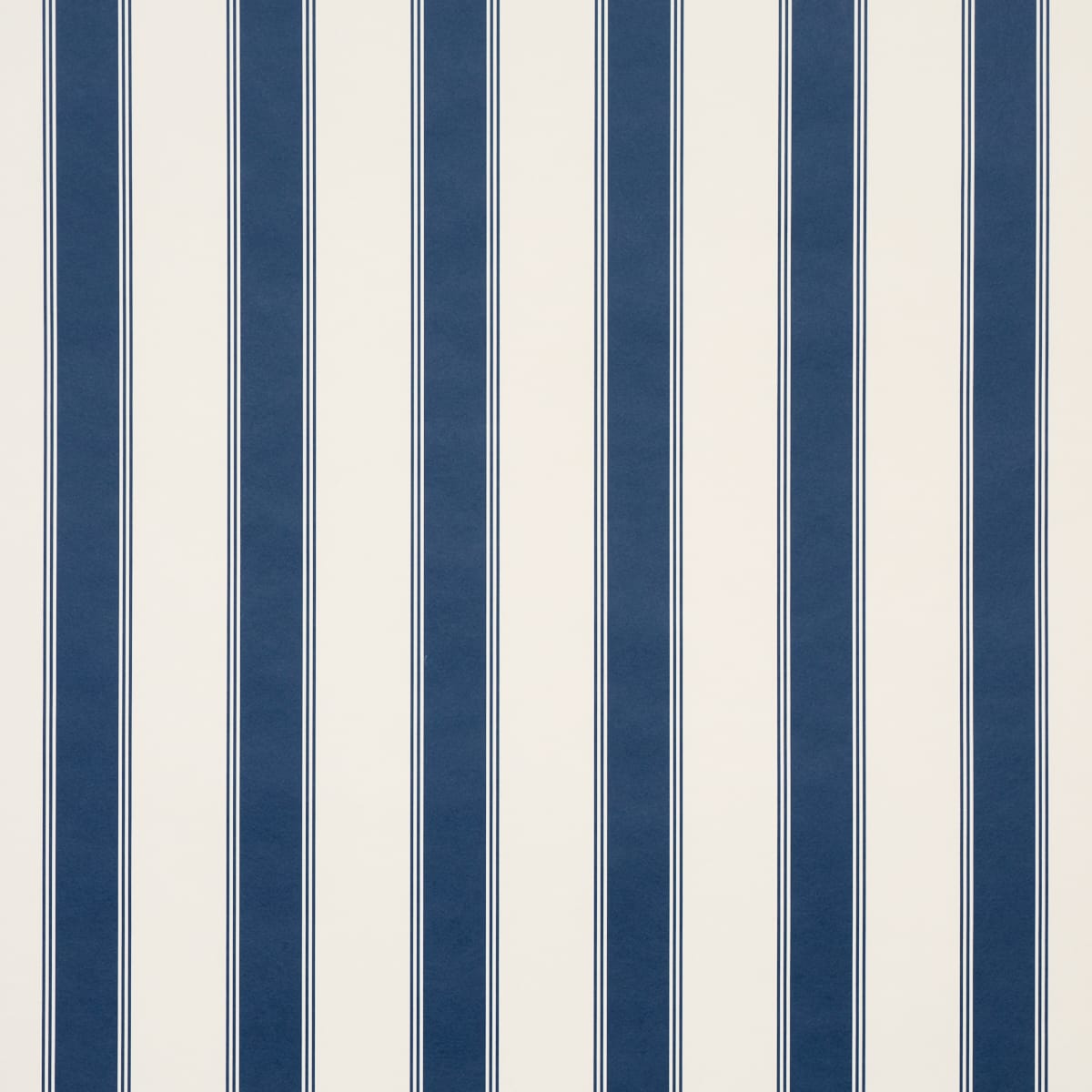 RAFE-STRIPE-INDIGO-SCHUMACHER-5018215 - Schumacher Wallpaper