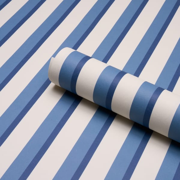 RIGSBY-STRIPE-DELFT-SCHUMACHER-5018221 - Schumacher Wallpaper