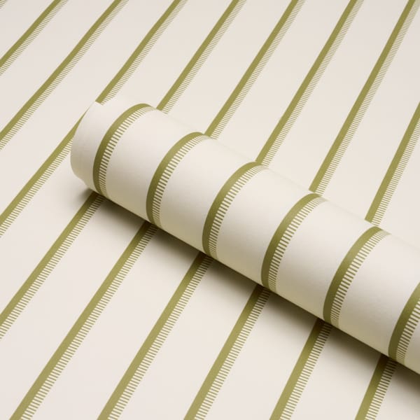 TYLA-STRIPE-OLIVINE-SCHUMACHER-5018232 - Schumacher Wallpaper