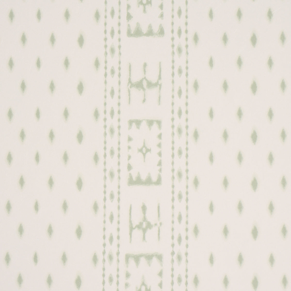 Indah Batik - Sage - Schumacher 5018240 Wallpaper - Schumacher Wallpaper