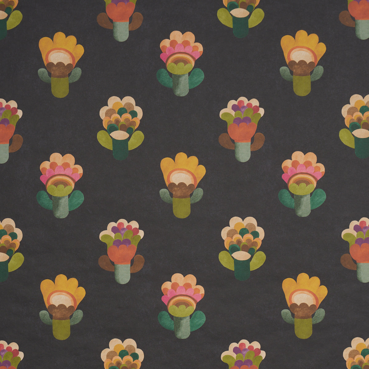 Le Jardin - Night - Schumacher 5018270 Wallpaper - Schumacher Wallpaper