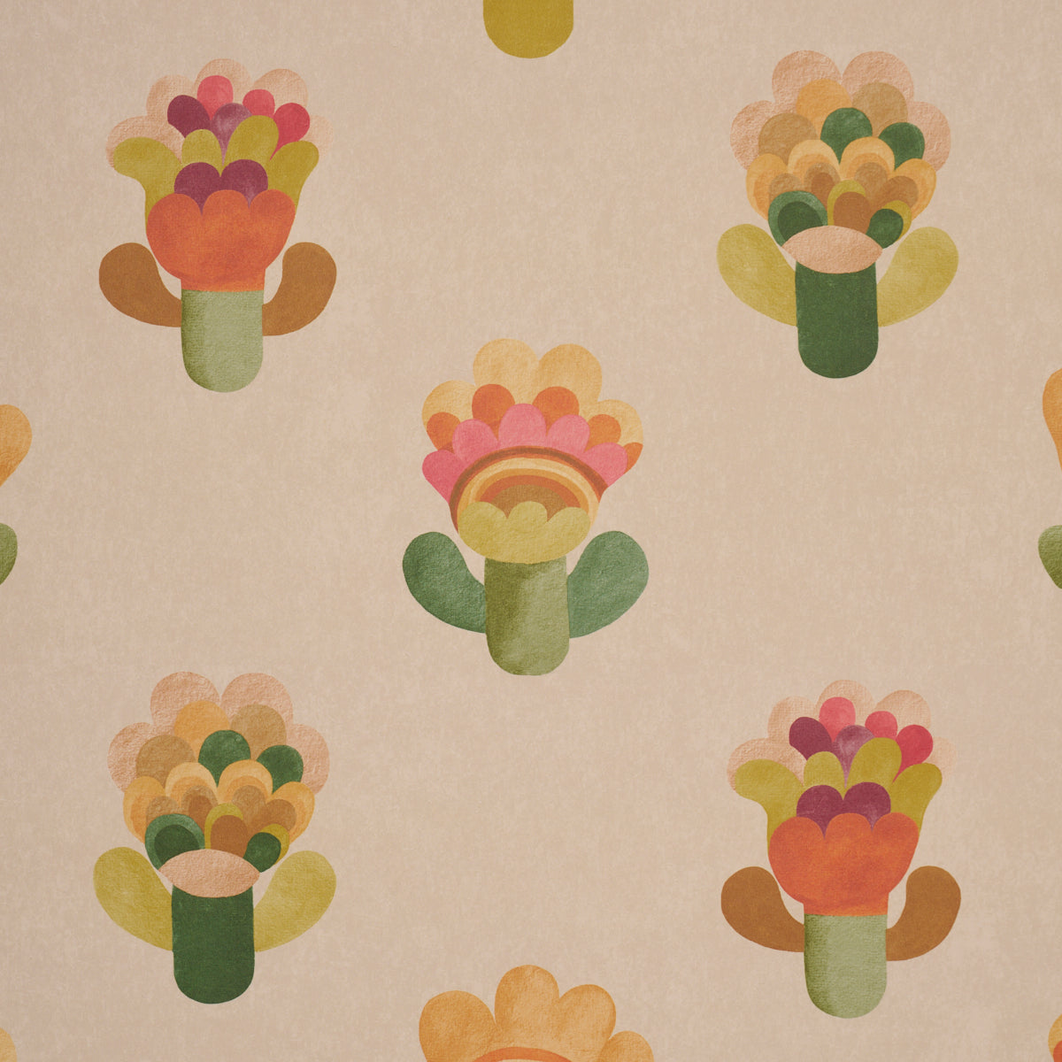 Le Jardin - Sun - Schumacher 5018271 Wallpaper - view 3 - Schumacher Wallpaper