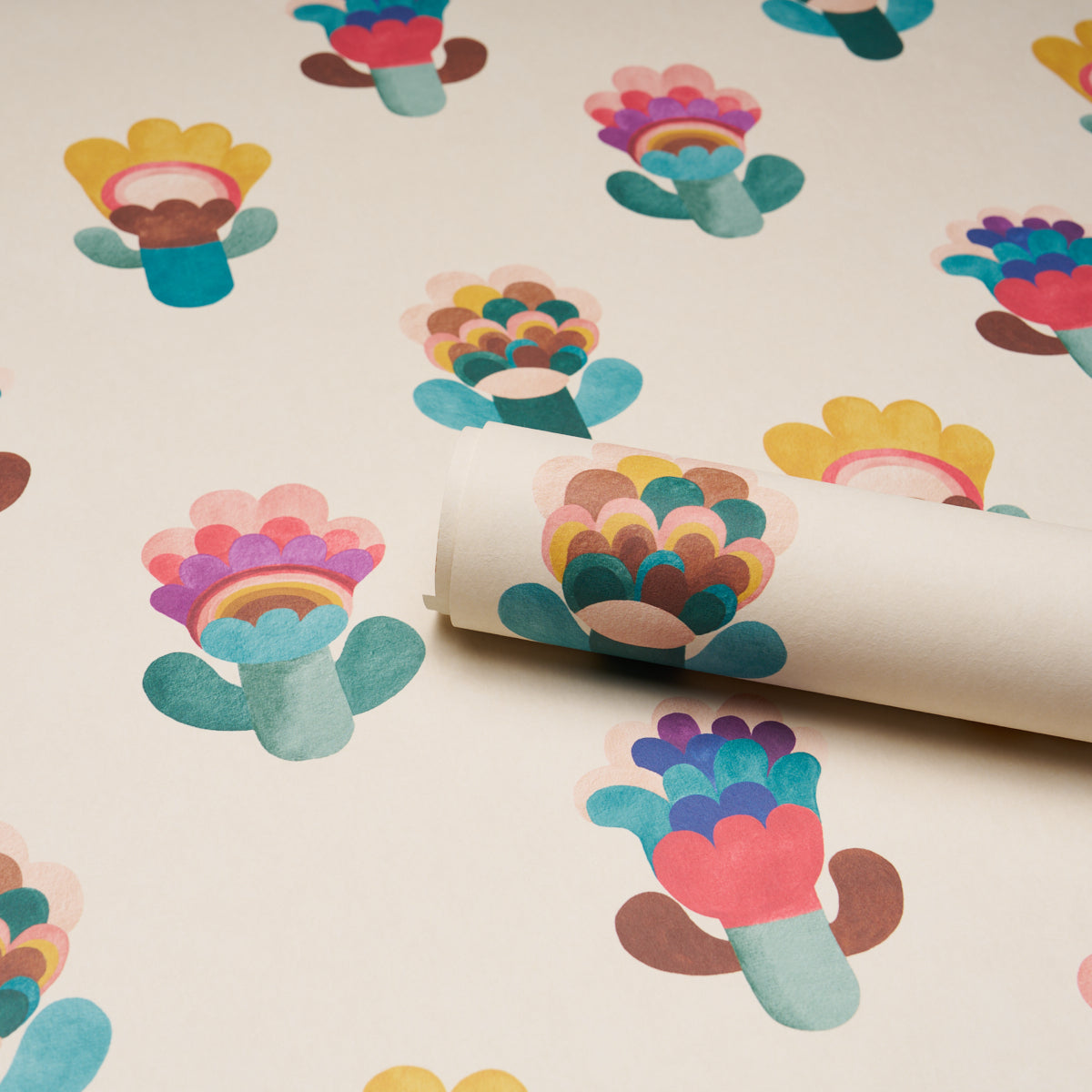Le Jardin - Spring - Schumacher 5018272 Wallpaper - view 4 - Schumacher Wallpaper